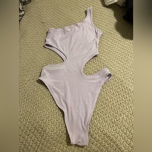 Light Purple Cut Out bodysuit